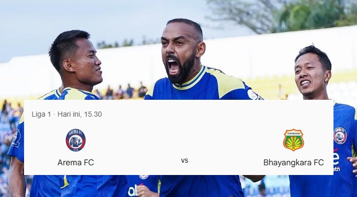 Arema FC vs Bhayangkara FC