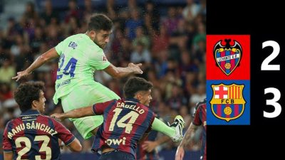 Dramatis! Barcelona Bangkit dari Ketertinggalan dan Taklukkan Levante