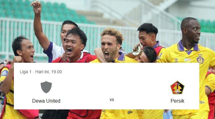 Dewa United vs Persik Kediri