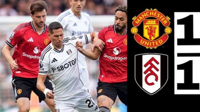 Fulham Tahan Imbang Manchester United 1-1, Penalti Bruno Terbuang Sia-Sia