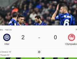 Inter Milan Raih Kemenangan 2-0 atas Olympiakos