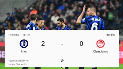 Inter Milan Raih Kemenangan 2-0 atas Olympiakos