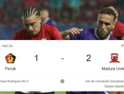 Hasil Super League: Madura United Menang atas Persik, Pelatih Malaysia Masih Belum Menang