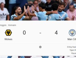 Manchester City Menang Telak atas Wolverhampton
