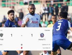 PSIM Imbangi Arema FC Lewat Gol Bunuh Diri