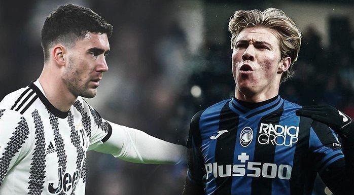 Pilihan AC Milan antara Hojlund dan Vlahovic