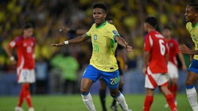 Brasil Melibas Chile 3-0: Debut Gol Estevao Bawa Selecao Menang Besar