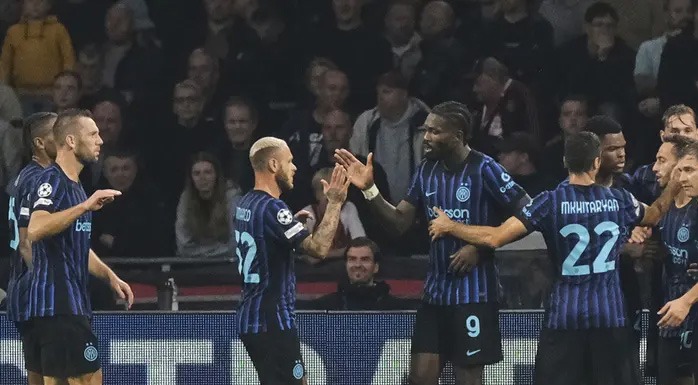 Inter Milan Tumbangkan Ajax Lewat Dua Gol Marcus Thuram