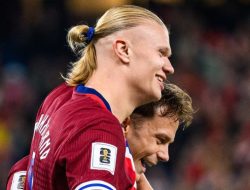 Norwegia Bantai Moldova 11-1, Haaland dan Aasgaard Menggila