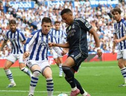 Real Madrid Bungkam Sociedad 2-1 Meski Bermain dengan 10 Pemain