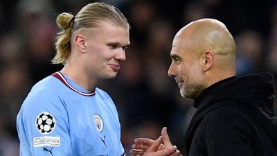 Haaland dan Guardiola Terlibat Adu Argumen Usai Kemenangan Manchester City