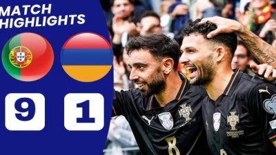 Hasil Portugal vs Armenia