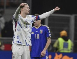 Italia Runtuh 1-4 dari Norwegia, Haaland Borong Dua Gol di San Siro