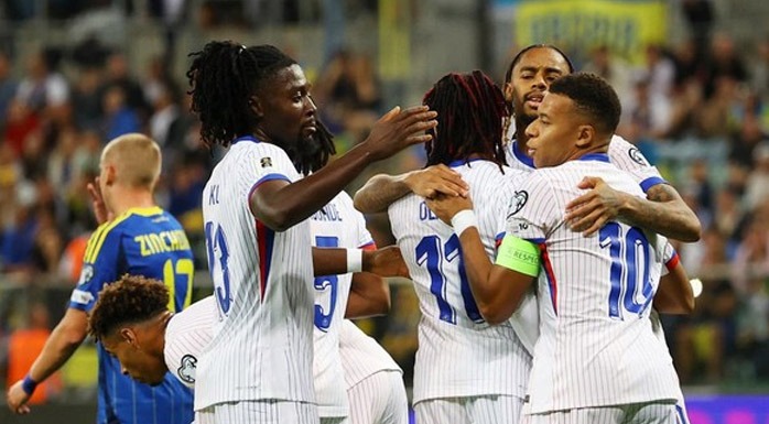 Prancis Bungkam Ukraina 4-0