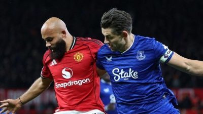 Manchester United Terpukul di Kandang, Takluk dari Everton 0-1