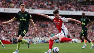 Arsenal Mantap di Puncak Usai Tumbangkan Brentford 2-0