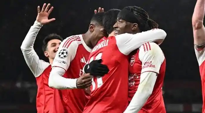 Arsenal Tundukkan Club Brugge 3-0