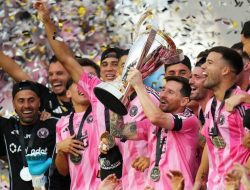 Inter Miami Taklukkan Vancouver 3-1: Dua Umpan Jenius Messi Antar The Herons Angkat Trofi
