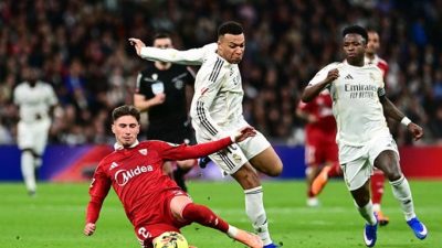 Madrid Tundukkan Sevilla di Bernabeu