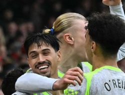 Man City Raih Kemenangan 2-1 atas Nottingham, Kembali ke Puncak Klasemen