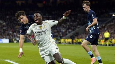 Real Madrid Tumbang di Bernabeu