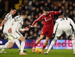 Fulham vs Liverpool Berakhir Dramatis, Dua Gol Injury Time Gagalkan Kemenangan The Reds