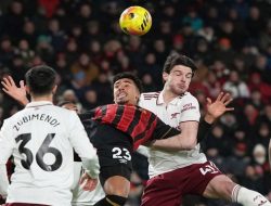 Hasil Bournemouth vs Arsenal: Brace Declan Rice Antar The Gunners Kokoh di Puncak