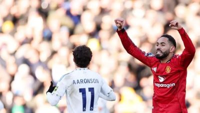 Leeds vs Man United Berbagi Angka, Duel Ketat di Elland Road Tuntas 1-1