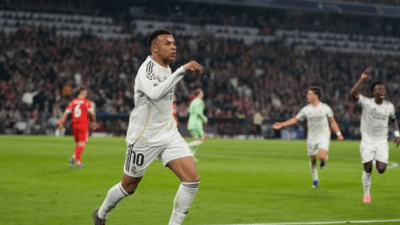 Mbappe Tembus 100 Laga di Real Madrid